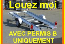 Location outil Location remorque porte voiture ptac 1500 kg neuf près de Lormont