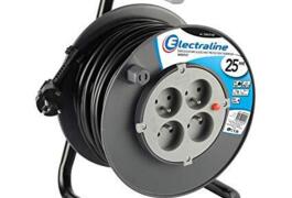 Location outil Rallonge électrique electraline  prolongateur  25 m avec enrouleur près de Béziers