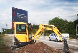 Location outil Mini-pelle avec chauffeur près de Asnières-sur-Seine