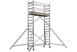 Location outil échafaudage aluminium 8-14 mètres roulant location près de Faulquemont