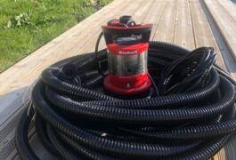 Location outil Pompe immergée d'évacuation eaux chargées et eaux claires + tuyau 25m diam 33mm près de Saint-Rambert-d'Albon