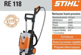 Location outil Nettoyeur haute pression stihl re118 près de Bavent
