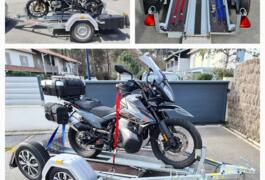 Location outil Remorque porte moto près de Ondres