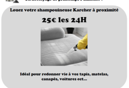 Location outil Location de shampouineuse kacher se 4002 près de Courbevoie