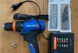 Location outil Perceuse sans fil dexter up20 20vsd2-35rca.1a, 20 v 2.5 ah, 1 batterie près de Paris 12e Arrondissement