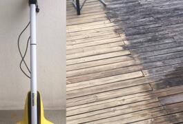 Location outil Nettoyeur spécial terrasse bois avec brosse karcher pcl4 près de Lège-Cap-Ferret