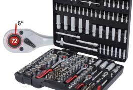 Location outil Coffret de douille, mallette à outils 1/4 3/8 1/2 - 179 pcs - chrome vanadium - mat satinée près de Chambéry