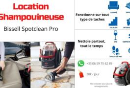 Location outil Shampouineuse près de Paris