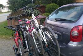 Location outil Location d'un porte-vélos 4 vélos près de Trévé