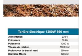 Location outil Tarière électrique  Hyundai près de Pouzy-Mésangy