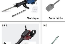 Location outil Marteau piqueur électrique près de Plaisance-du-Touch