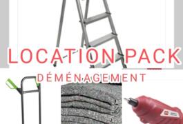 Location outil Pack déménagement (diable, escabeau, visseuse, couverture de déménagement)  près de Montpellier