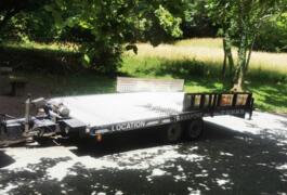Location outil Remorque porte voiture Plus de 750kg près de Grésy-sur-Isère