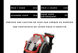 Location outil Shampouineuse  Bissell près de Paris