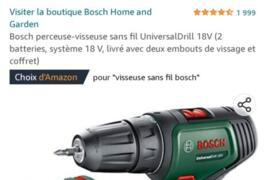 Location outil Visseuse perceuse Sans-fil Bosch près de Guînes