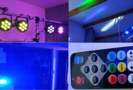 Location outil Jeux de lumières simples et puissants : 4 par Led  près de Limas
