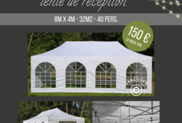 Location outil Tente de reception  près de Talmont-Saint-Hilaire