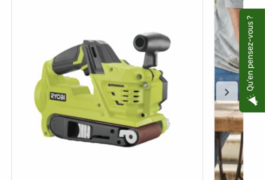 Location outil Ponceuse à bande électrique Ryobi près de Carnetin