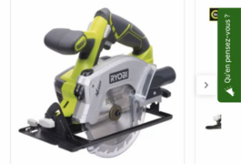 Location outil Scie circulaire à bois électrique Ryobi près de Carnetin