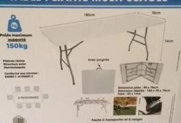 Location outil Table pliante  près de Pantin