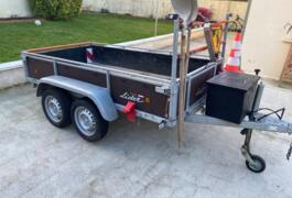 Location outil Remorque double essieux Moins de 750kg Lider près de Saint-Quentin