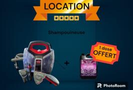Location outil Shampouineuse  près de Château-Gontier-sur-Mayenne