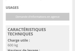 Location outil Lève poutres près de Osse