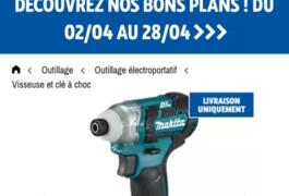 Location outil Visseuse à choc à choc Makita près de La madeleine