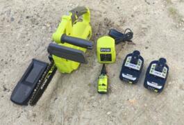 Location outil Tronçonneuse à bois électrique Ryobi près de Méry-sur-Oise