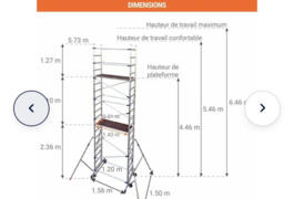 Location outil Échafaudage  près de Lissieu