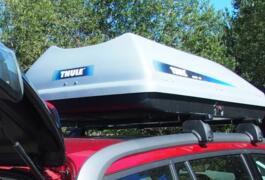 Location outil Coffre de toit THULE Alpine 100 (165cm x 75cm)  Thule près de Peltre
