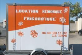 Location outil Remorque frigo électrique Lider près de Le Thor
