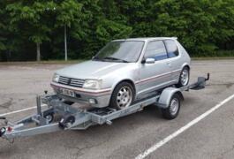 Location outil Location remorque porte voiture simple essieu  Bosch près de Carling