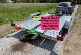Location outil Remorque porte voiture Plus de 750kg Lider près de Plougoumelen