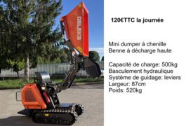 Location outil Mini dumper Thermique près de Boulay-Moselle