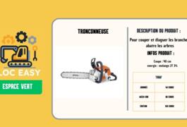 Location outil Tronçonneuse à bois Thermique Stihl près de Tourcoing