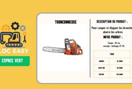 Location outil Tronçonneuse Thermique Husqvarna près de Tourcoing