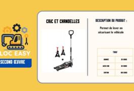 Location outil Cric hydraulique Avec chandelle près de Tourcoing