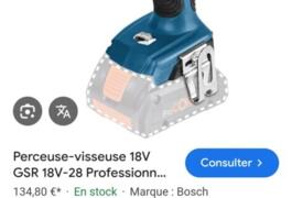 Location outil Perceuse visseuse Sans-fil Bosch près de Notre-Dame-du-Parc