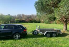Location outil Remorque double essieux Plus de 750kg près de Rozier-en-Donzy