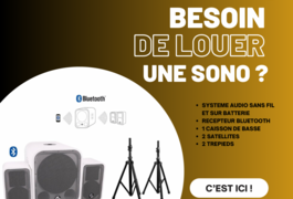 Location outil Sonorisation électrique près de Tarascon-sur-Ariège