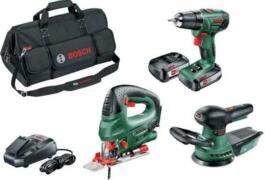 Location outil BOSCH 06039A310W BOSCH PSR 1800 Li-2 + PST 18 Li + AdvancedOrbit 18 Akku-Maschinen-Set 18,0 V, mit 2 Akkus  Bosch près de Paris