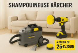 Location outil Shampouineuse  Karcher près de Seillans