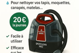 Location outil Shampouineuse Bissell près de Andrézieux-Bouthéon