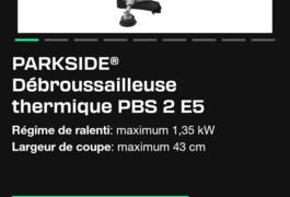 Location outil Débroussailleuse Thermique Parkside près de Saint-Martin-d'Hères