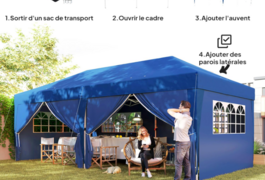 Location outil Tente de reception Livré monté et démonté Aeg près de Rivières