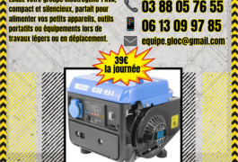 Location outil Groupe électrogène Thermique près de Schweighouse-sur-Moder