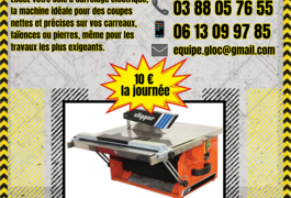 Location outil Scie à carrelage Électrique près de Schweighouse-sur-Moder