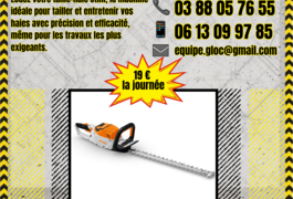 Location outil Taille haie Électrique Stihl près de Schweighouse-sur-Moder