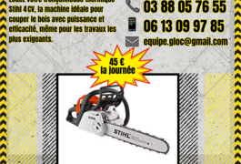 Location outil Tronçonneuse Thermique Stihl près de Schweighouse-sur-Moder
